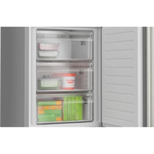 Réfrigérateur Combiné Bosch KGN362LAF No Frost 186 cm 321 L A Métallique
