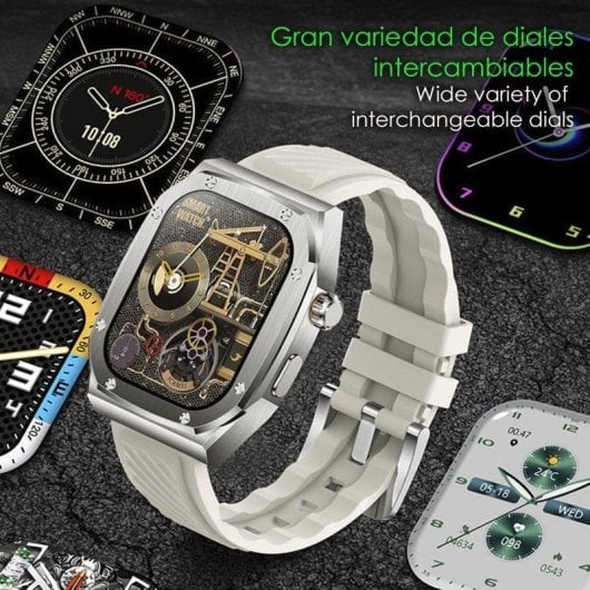 Dam Electronics Z79 Max Bluetooth 2.1 pouces LCD Noir Métal Étanche IP68 ECG SpO2