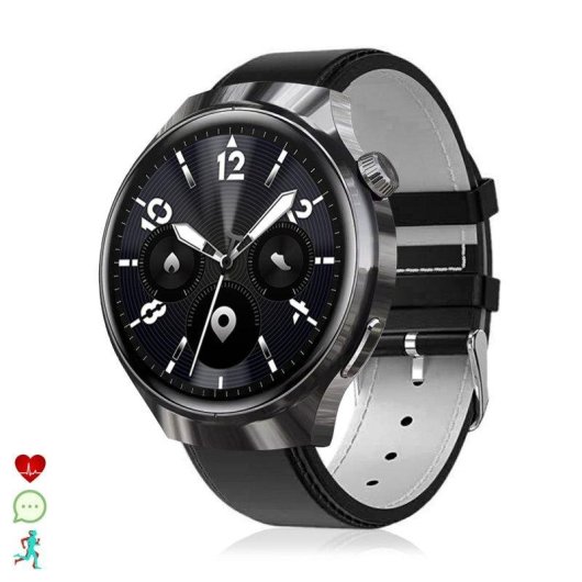 Dam Electronics Watch 4 Pro Bluetooth 1.5" TFT Plateado y Marrón Mediana IP67 SpO2 Pulsómetro