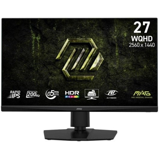Monitor MSI MAG 272QPF E20 27" WQHD 200Hz Rapid IPS Flat Adaptive-Sync HDR