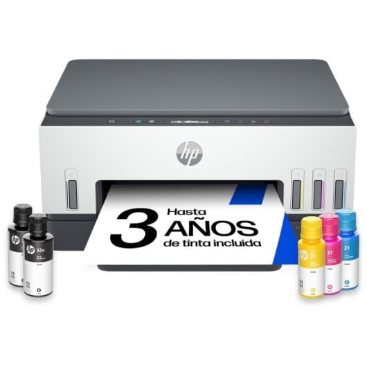 HP Smart Tank 6005 Impresora Multifunción Color WiFi Dúplex Automático Escáner+3 Años Tinta Incluida