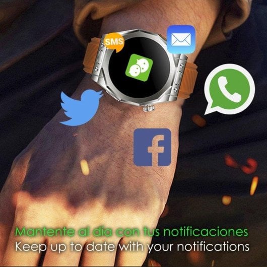 Dam Electronics Z83 Max Bluetooth NFC 44mm AMOLED Noir Taille Unique IP68 ECG SpO2