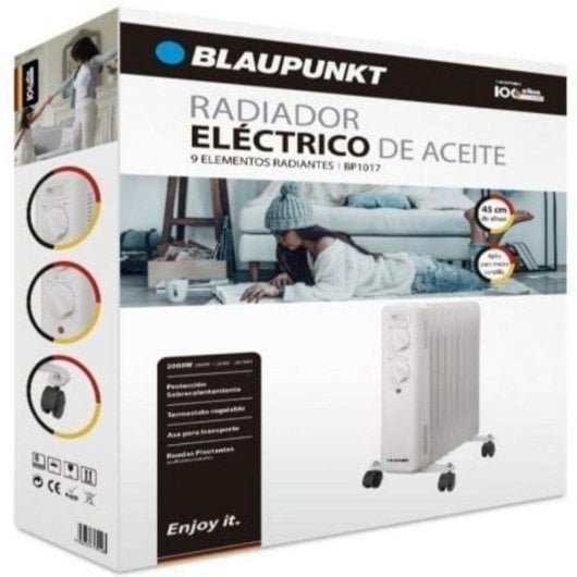 Ölradiator Blaupunkt BP1017 2000W 9 Elemente mit Überhitzungsschutz
