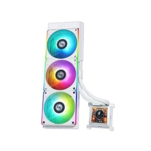 Lian Li Hydroshift II 360R Kit de Refrigeração Líquida 360mm com 3 Ventoinhas e LCD Branco