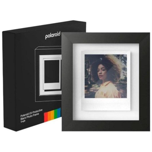 Marco de fotos Polaroid Negro con protección UV para película i-Type, 600 y SX-70