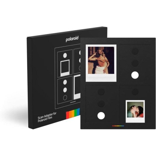 Adaptador de digitalização Polaroid preto i-Type 600 SX-70 Go acrílico