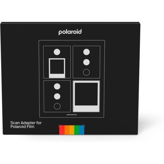 Adaptador de escaneo de película Polaroid negro para i-Type, 600, SX-70 y Go
