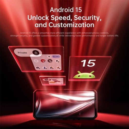 Oukitel WP300 36GB 512GB 6.8" 120Hz LCD 5G Dual SIM 16000mAh NFC Android 15 Rot