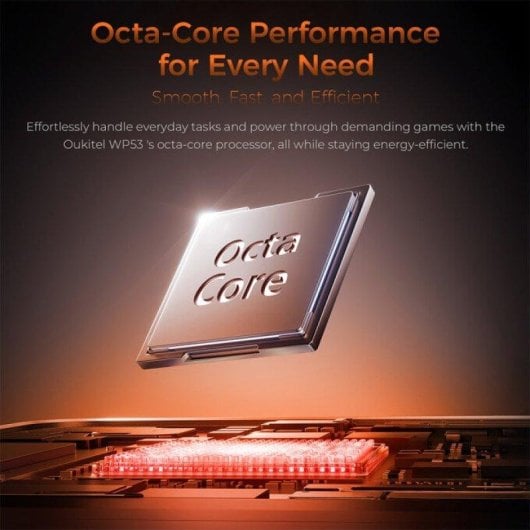 Oukitel WP53 8GB 128GB 6.52" 4G Dual SIM NFC 11000mAh 18W Fingerabdruck Android 15 Schwarz