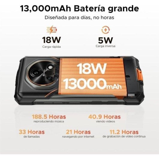 Doogee Fire 7 5G 4GB 256GB 6.6" Grün