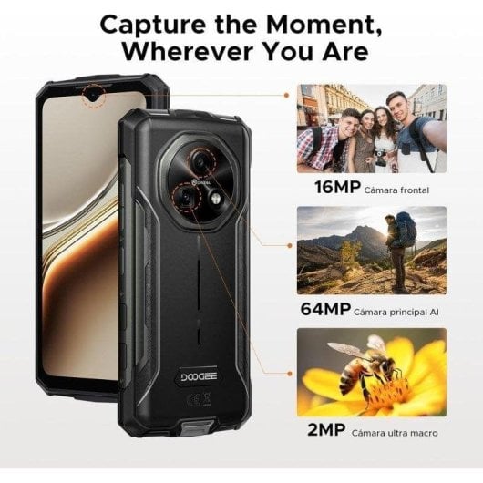 Doogee Fire 7 5G 4GB 256GB 6.6" Negro