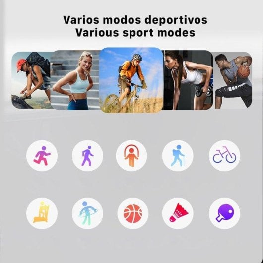 Dam Electronics E18 Pro Bluetooth NFC 1.32" Display 360x360 Preto IP67 Monitor Cardíaco SpO2 Pressão Oxigénio Sono 15 Desportos