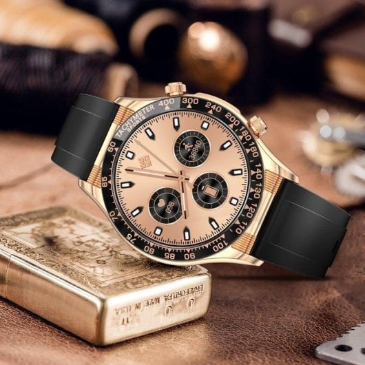 Dam Electronics E18 Pro Bluetooth NFC 1.32" Display 360x360 Preto IP67 Monitor Cardíaco SpO2 Pressão Oxigénio Sono 15 Desportos