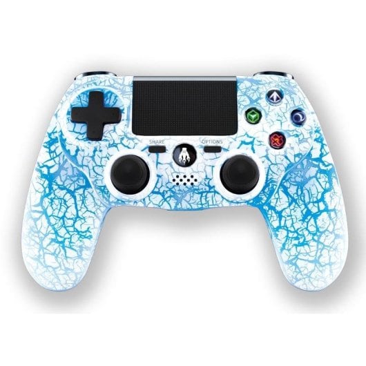 Gamepad Indeca RGB T-REX Inalámbrico para PS4/PC Blanco