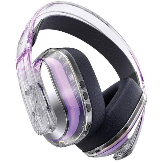Auriculares Indeca CRYSTAL inalámbricos 2.4 GHz Bluetooth Gaming multiplateforme avec micro noir