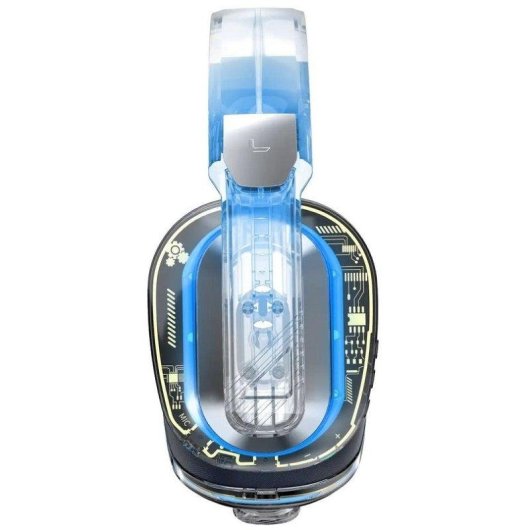 Auriculares Indeca CRYSTAL inalámbricos 2.4 GHz Bluetooth Gaming multiplateforme avec micro noir