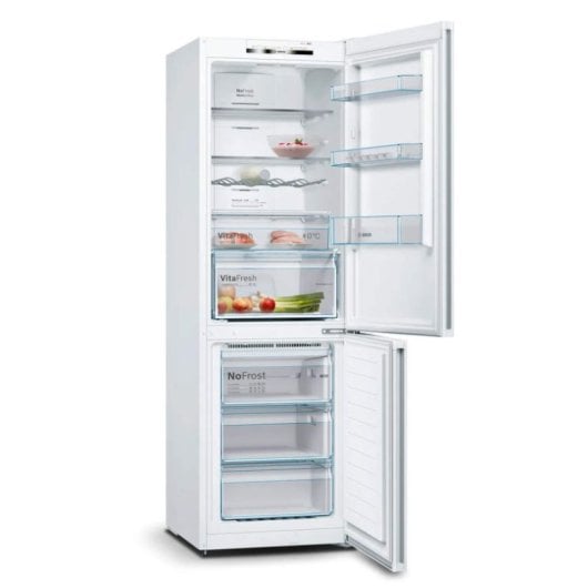 Frigorífico Combi Bosch KGN362WED Total No Frost 186cm 326L E Blanco