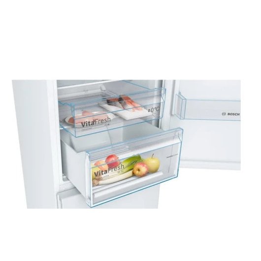 Frigorífico Combi Bosch KGN362WED Total No Frost 186cm 326L E Blanco