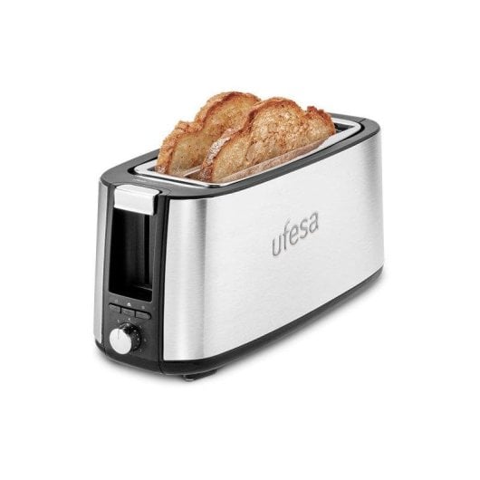Tostador Ufesa Toastie Duo Plus 1400W Acero Inoxidable 2 Ranuras