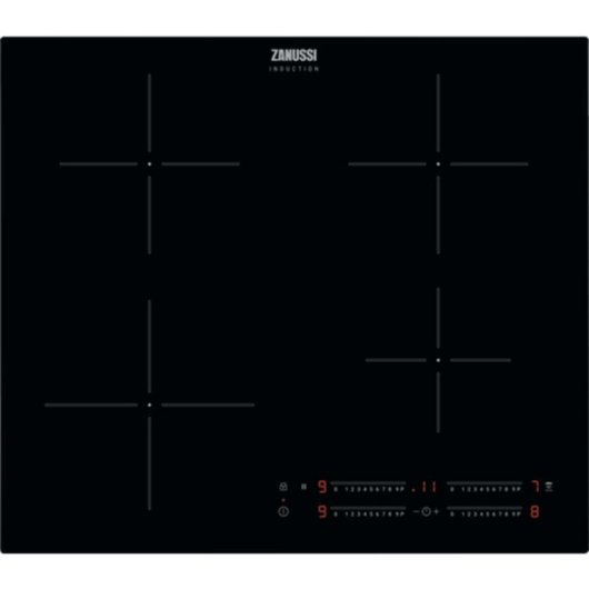 Placa Zanussi ZITN644K inducción 4 zonas 60 cm control táctil PowerBoost