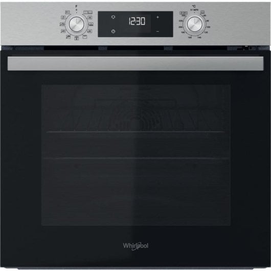 Four électrique Whirlpool OMR58RU0SX 71 L Noir/Inox avec nettoyage pyrolytique et ventilation