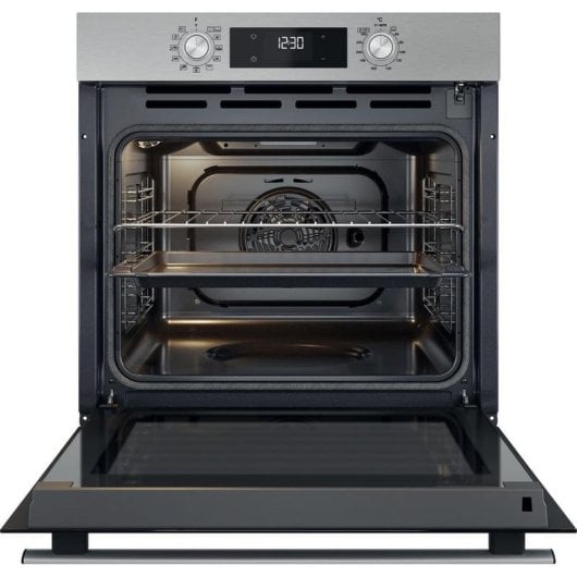 Four électrique Whirlpool OMR58RU0SX 71 L Noir/Inox avec nettoyage pyrolytique et ventilation