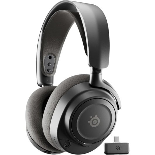Auriculaires Steelseries Arctis Nova 7P Gen 2 sans fil Bluetooth 5.3 Gaming avec Réduction de Bruit Noir