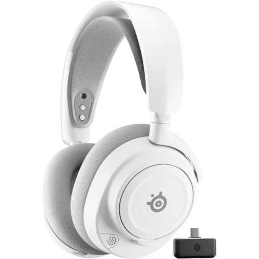 Auriculaires Steelseries Arctis Nova 7P Gen 2 Sans Fil Bluetooth avec Réduction de Bruit pour Gaming Blanc