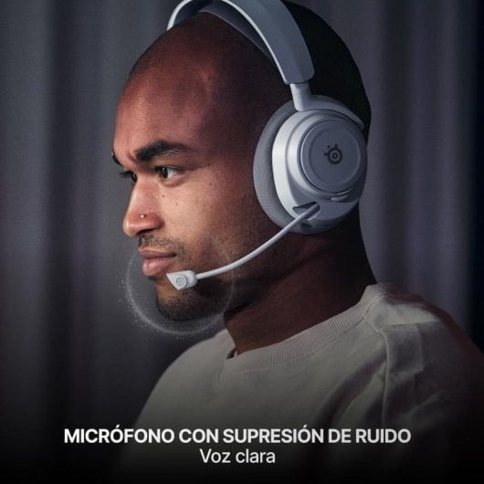 Auriculaires Steelseries Arctis Nova 7P Gen 2 Sans Fil Bluetooth avec Réduction de Bruit pour Gaming Blanc