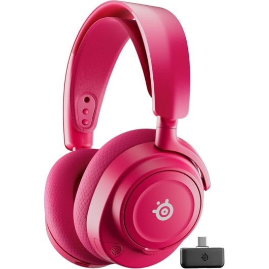 Auriculaires Steelseries Arctis Nova 7P Gen 2 sans fil Bluetooth et 2,4 GHz Gaming avec annulation de bruit magenta