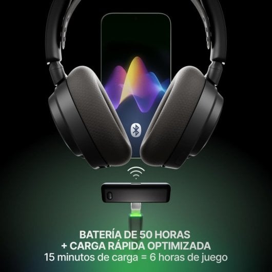 Auriculares Steelseries Arctis Nova 7X Gen 2 Bluetooth y Wireless para Xbox/PC/Nintendo Switch negro