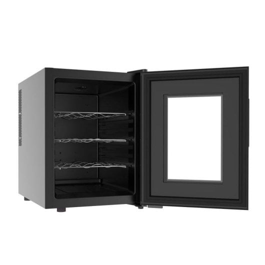Vinoteca Taurus Chanson 12 botellas Termoeléctrica Control Digital Negro