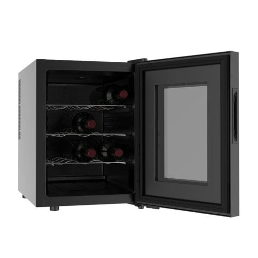 Vinoteca Taurus Chanson 12 botellas Termoeléctrica Control Digital Negro