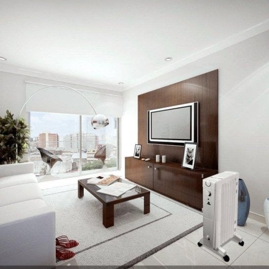 Radiador Aceite Glaziar Santorini 7 1500W compacto control mecánico humidificador