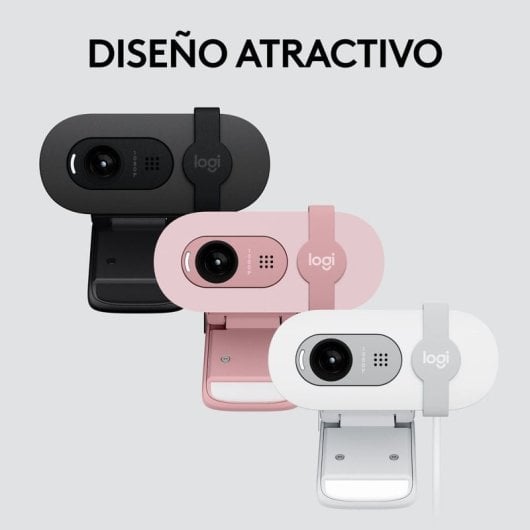 Logitech H390 Auriculares Estéreo con Micrófono con Supresión de Ruido USB-C + Brio 100 Webcam FullHD
