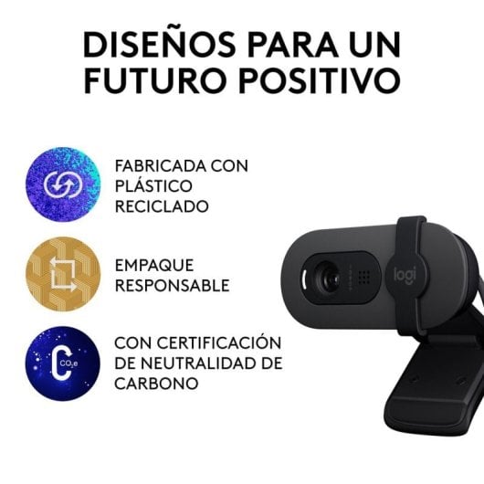 Logitech H390 Auriculares Estéreo con Micrófono con Supresión de Ruido USB-C + Brio 100 Webcam FullHD