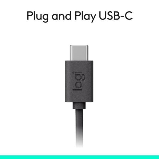 Logitech H390 Auriculares Estéreo con Micrófono con Supresión de Ruido USB-C + Brio 100 Webcam FullHD