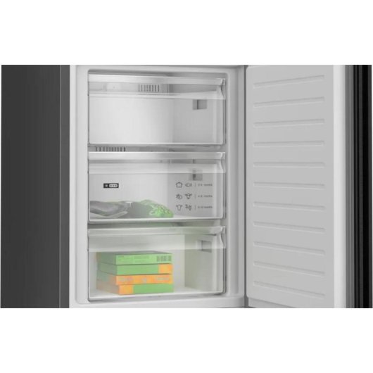 Frigorífico Combi Balay 3KFD753GI No Frost 203cm 363L D Grafito Zona 0°C LED