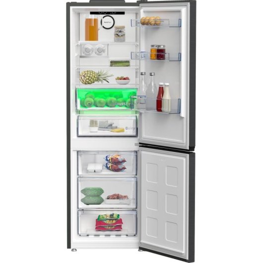 Réfrigérateur combiné Beko B7RCNE367HG No Frost 187 cm 316 L B Gris
