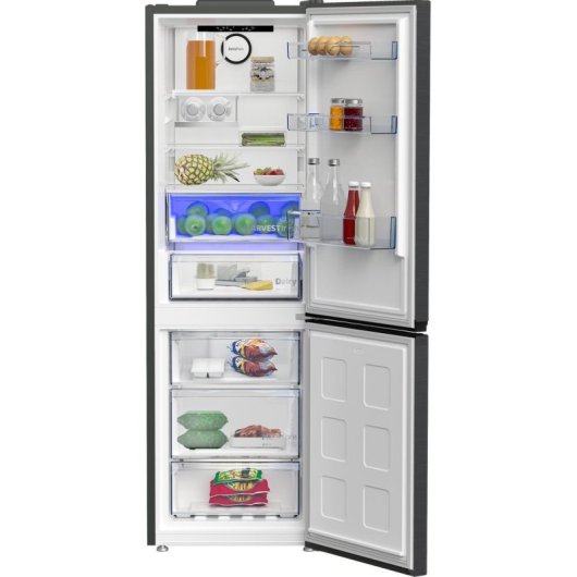 Réfrigérateur combiné Beko B7RCNE367HG No Frost 187 cm 316 L B Gris