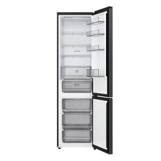 Frigorífico Combi LG GBBSJ2CCEP Total No Frost 203cm 375L C Preto WiFi