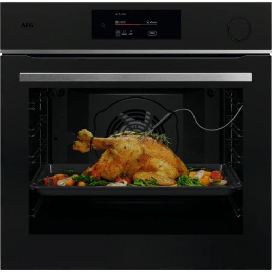 Horno électrique AEG Series 7000 TR7PB731ST 72 L Noir avec SteamCrisp et pyrolise