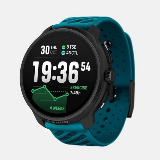 Suunto Race 2 Bluetooth GPS 49mm AMOLED Azul Correa Silicona Grande Resistencia Agua SpO2 Pulsómetro