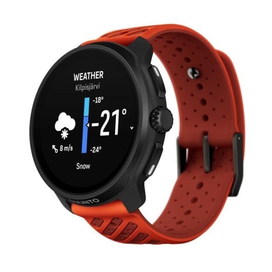 Suunto Race 2 Bluetooth GPS 49mm AMOLED Noir Orange Taille M Étanche Pulsomètre SpO2