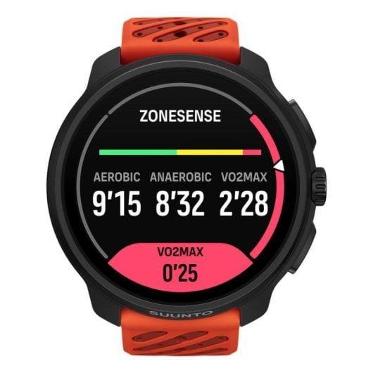 Suunto Race 2 Bluetooth GPS 49mm AMOLED Noir Orange Taille M Étanche Pulsomètre SpO2