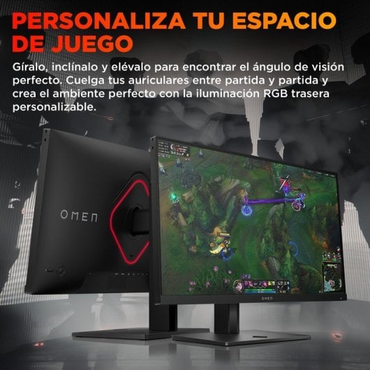 Monitor HP OMEN 25 24,5" FHD 360Hz 1ms IPS DisplayHDR400 G?Sync RGB Altura Ajustable Gamer Pro