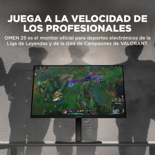 Monitor HP OMEN 25 24,5" FHD 360Hz 1ms IPS DisplayHDR400 G?Sync RGB Altura Ajustable Gamer Pro
