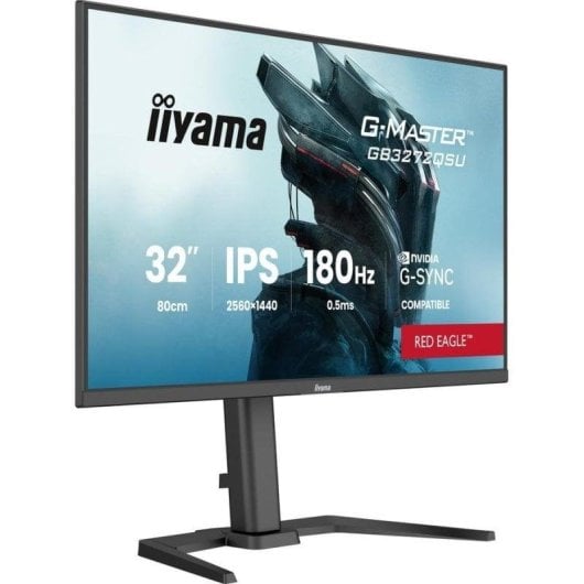 Écran PC iiyama G-MASTER GB3272QSU-B1 31,5" Quad HD 180Hz IPS HDR10 Réglable FreeSync