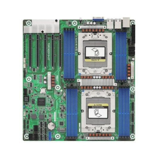 Placa Base Asrock TURIN2D16-2T AMD SoC SP5 DDR5 EEB 10GbE Server PCIe 4.0/5.0 IPMI