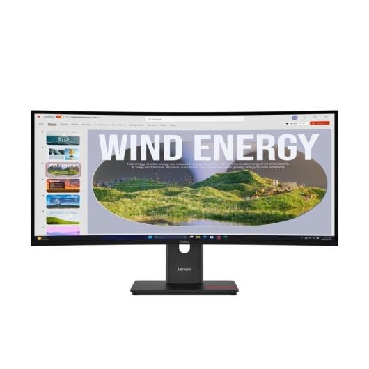 Monitor Lenovo ThinkVision T34WD-40 34" Wide Quad HD 120Hz VA Curvo USB-C HDR10